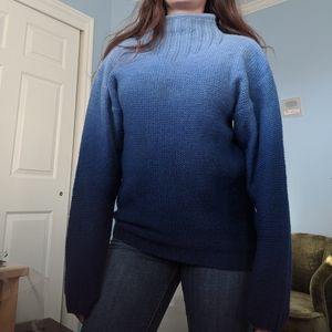 Blue Gradient Women's Sweater